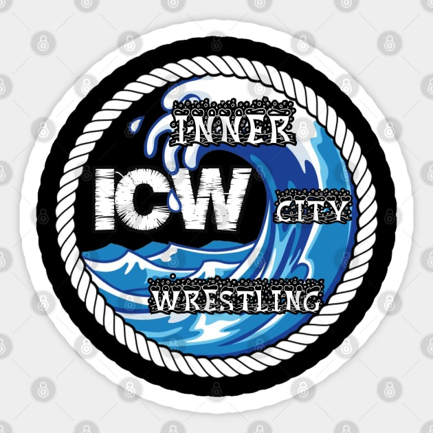 ICW Newfoundland inspired T Shirt Sticker by Official ICW Wrestling NFLD